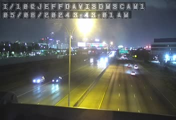 Traffic Cam I-10 at Jefferson Davis DMS - Median Player