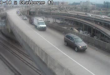 I-10 at US 90 Claiborne Overpass - Eastbound Traffic Camera