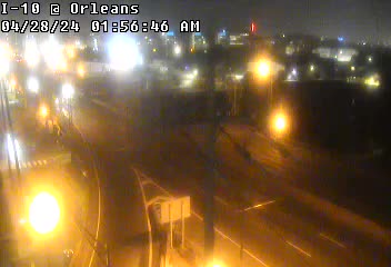 I-10 at Orleans Ave - Eastbound Traffic Camera