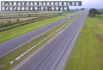 I-10 at Oak Harbor Blvd - Westbound Traffic Camera