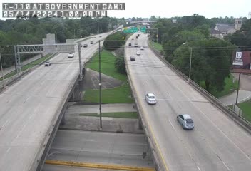 Traffic Cam I-110 at Government St. - Median Player