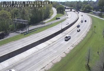 I-110 at Governors Mansion - Southbound Traffic Camera