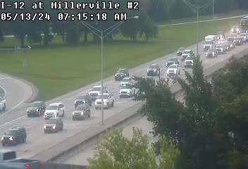 I-12 at Millerville - Eastbound Traffic Camera