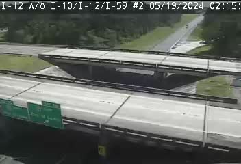Traffic Cam I-12 W of I-10/I-12/I-59 - Westbound Player
