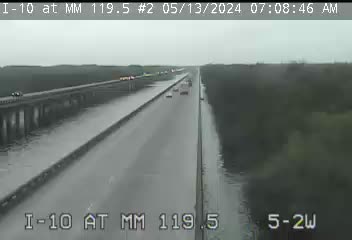 Traffic Cam I-10 at MM 119.5 - Westbound Player