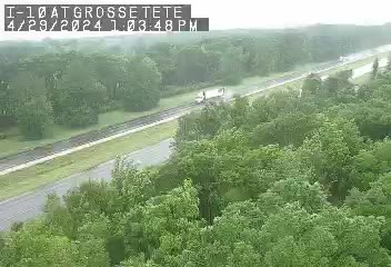 I-10 at Grosse Tete Tower - Westbound Traffic Camera