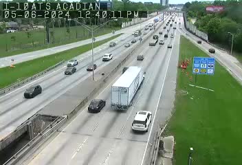 Traffic Cam I-10 at Acadian Thruway - Eastbound Player
