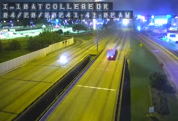 Traffic Cam I-10 at College Dr. - Eastbound Player