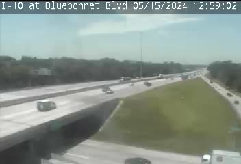 Traffic Cam I-10 at Bluebonnet Blvd. - Westbound Player