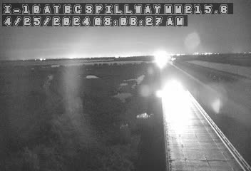 Traffic Cam I-10 at BC Spillway MM 215.6 - Westbound Player