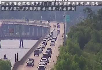 Traffic Cam I-10 at BC Spillway MM 215.6 - Westbound Player