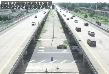 I-10 at Loyola - Median Traffic Camera