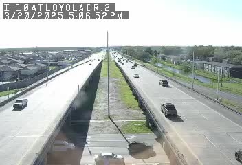 I-10 at Loyola - Median Traffic Camera