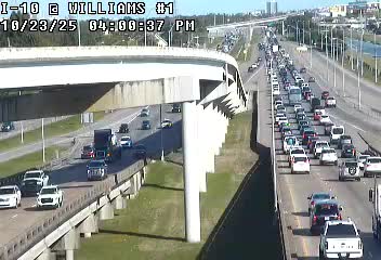 I-10 at Williams - Median Traffic Camera