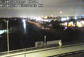 I-10 at Power Blvd - Westbound Traffic Camera