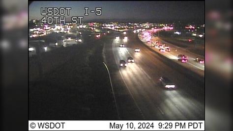 Traffic Cam Lowell: I-5 at MP 192.7: 40th St Player