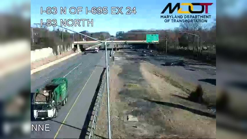 Towson: I-83 N OF I-695 EX 24 (403023) Traffic Camera