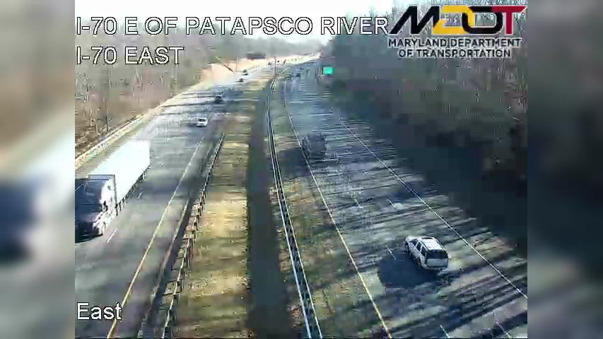 Traffic Cam Hollifield: I-70 E OF PATAPSCO RIVER BRIDGE (403048) Player