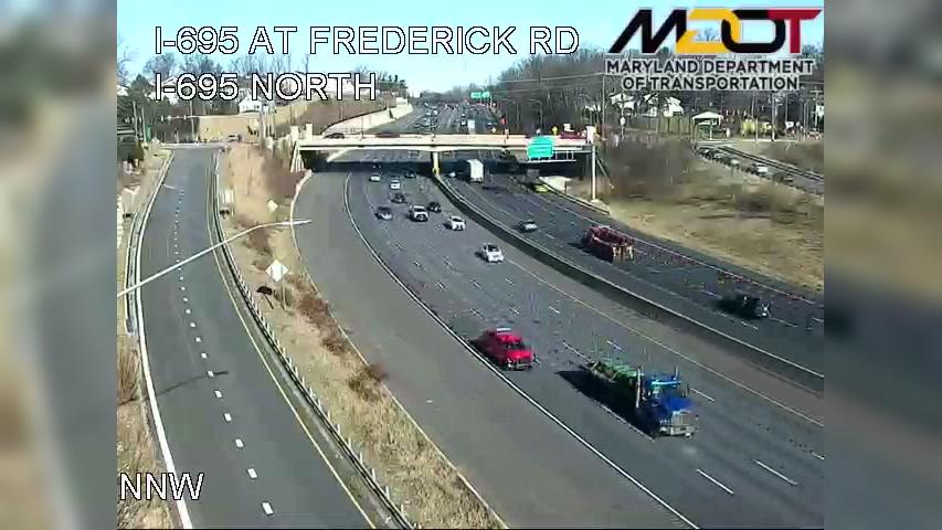 Traffic Cam East Towson: I-695 AT MD 144 FREDERICK RD (403002) Player