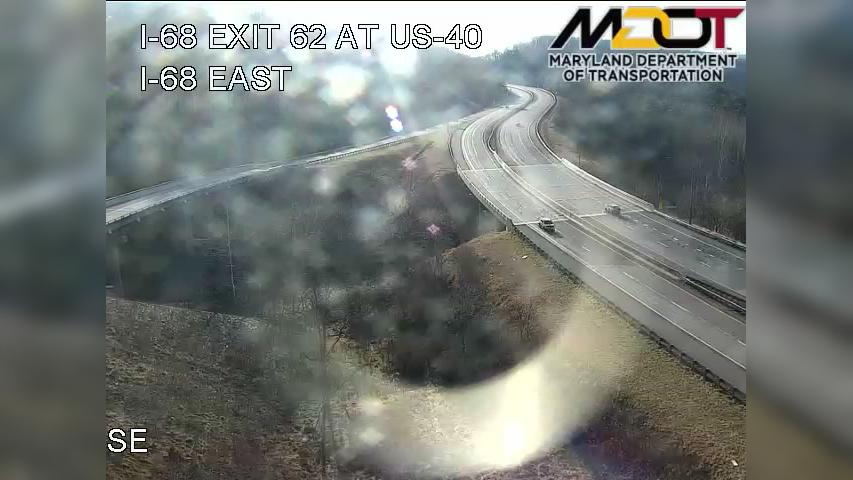 Pratt: I-68 EX62 AT US-40 (601003) Traffic Camera