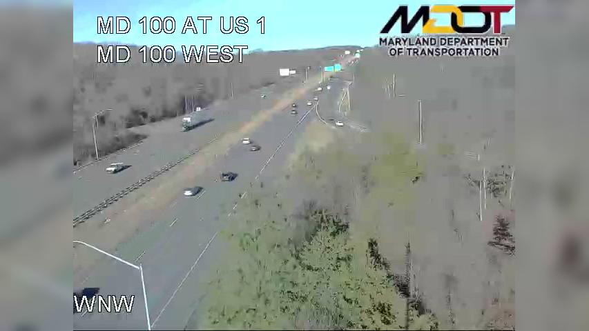 Traffic Cam Wesley Grove: MD 100 AT US 1 (713014) Player