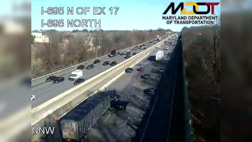 Traffic Cam Featherbed: I-695 N OF Ex 17 (403037) Player