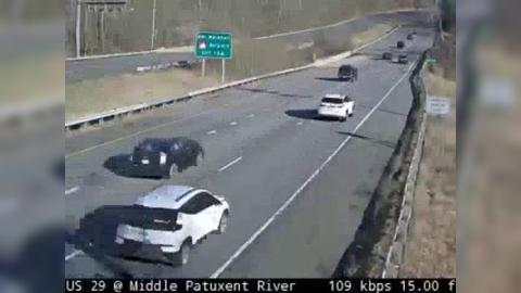 Traffic Cam Kings Contrivance: RWIS US 29 AT MIDDLE PATUXENT RIVER Player