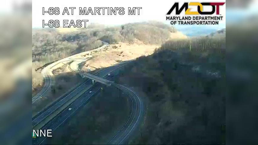 Pleasant Valley: I-68 AT MARTIN'S MOUNTAIN (601008) Traffic Camera