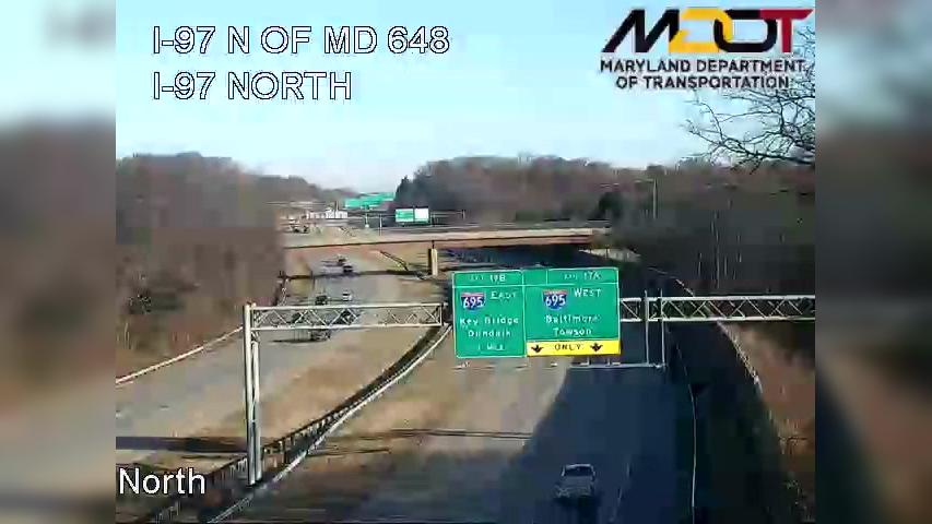 Trevor Woods: I-97 N OF MD 648 (502024) Traffic Camera