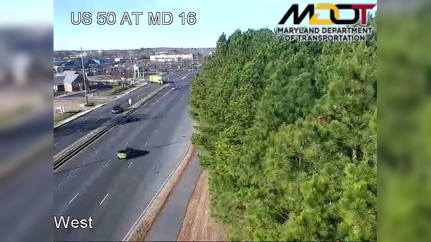 Traffic Cam Cambridge: US 50 AT MD 16 (109002) Player