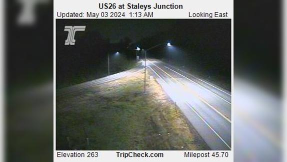 Buxton: US 26 at Staleys Junction Traffic Camera