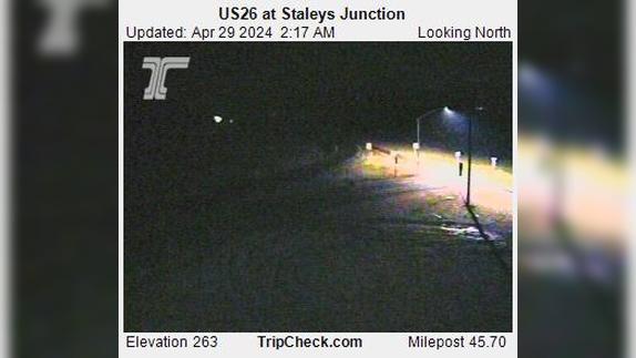 Traffic Cam Buxton: US26 at Staleys Junction Player