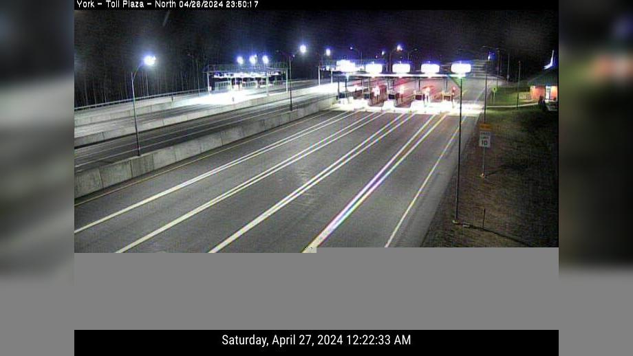 Traffic Cam York: I-95 NB at MM - Toll Canopy Player
