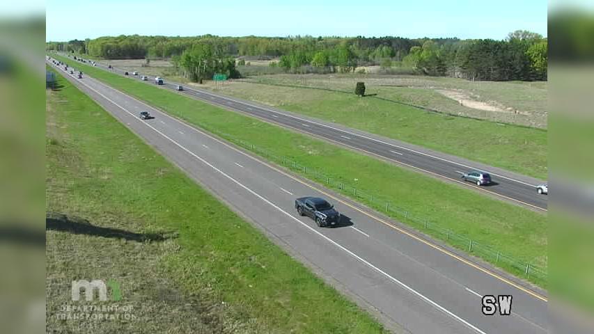 Wyoming: I-35: I-35 NB S of Co Rd Traffic Camera