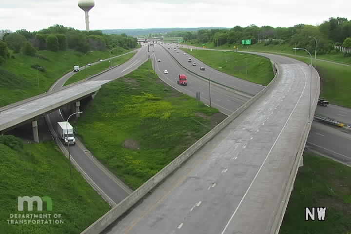 Traffic Cam I-494 WB at MN-62 Player