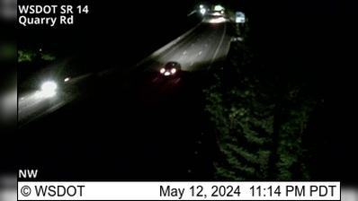 Fisher: SR 14 at MP 9.5: Quarry Rd Traffic Camera