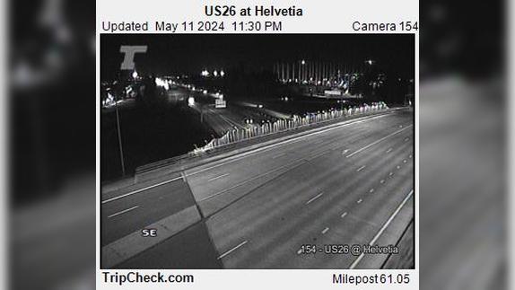 Traffic Cam West Union: US 26 at Helvetia Player