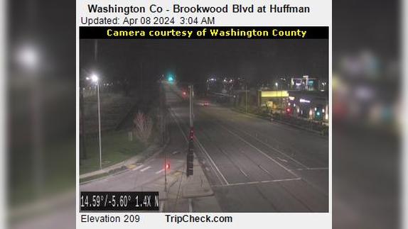 West Union: Washington Co - Brookwood Blvd at Huffman Traffic Camera