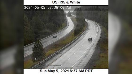 Comstock: US 195 at MP 90.7: White Rd Traffic Camera