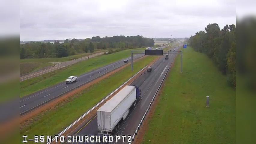 Southaven: I-55 between Nesbit Rd and Church Rd Traffic Camera