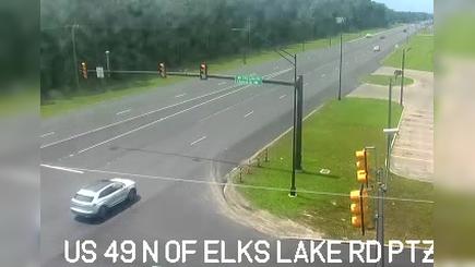 Traffic Cam Palmers Crossing: US 49 at Elks Lake Rd Player