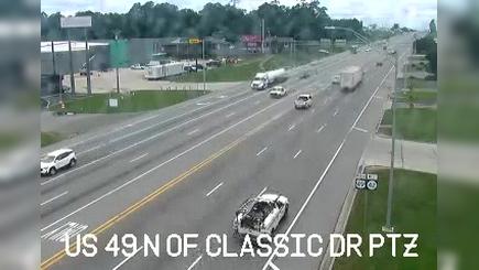Hattiesburg: US 49 at Classic Dr Traffic Camera