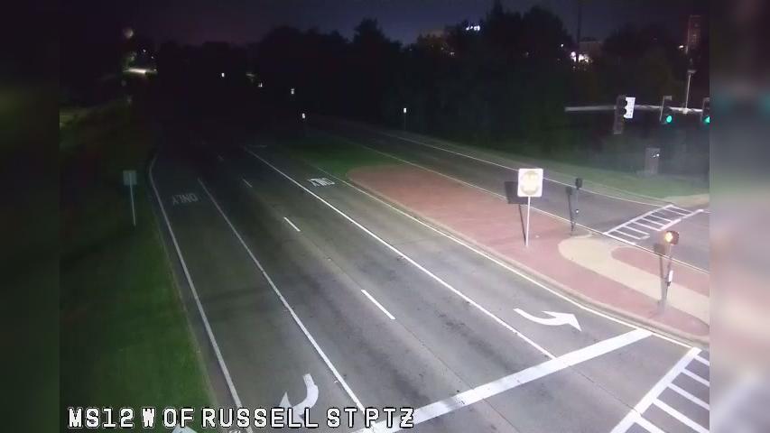 Traffic Cam Starkville: MS 12 at Russell St Player