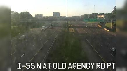 Traffic Cam Ridgeland: I-55 at Old Agency Rd Player