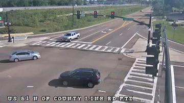 Traffic Cam Jackson: US 51 at County Line Rd Player
