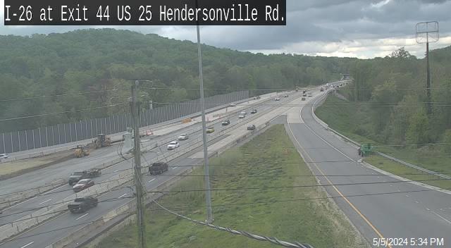 I-26 @ US 25 - Mile Marker 44 Traffic Camera
