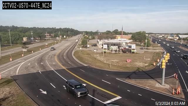 Traffic Cam US 70 (Arendell St) @ NC 24 Player