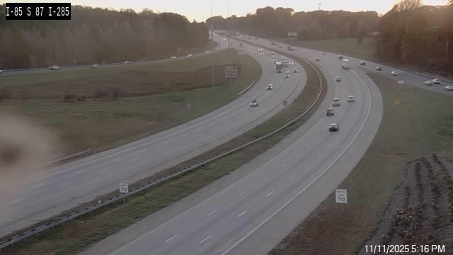 Traffic Cam I-85 at I-85 Business - Mile Marker 87 Player