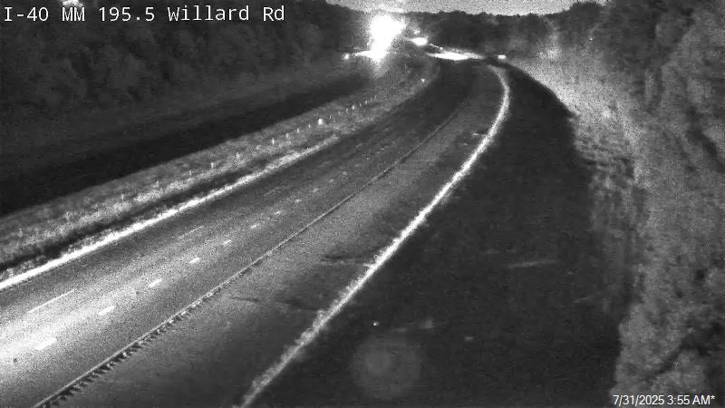 I-40 @ Willard Rd - Mile Marker 195.5 Traffic Camera