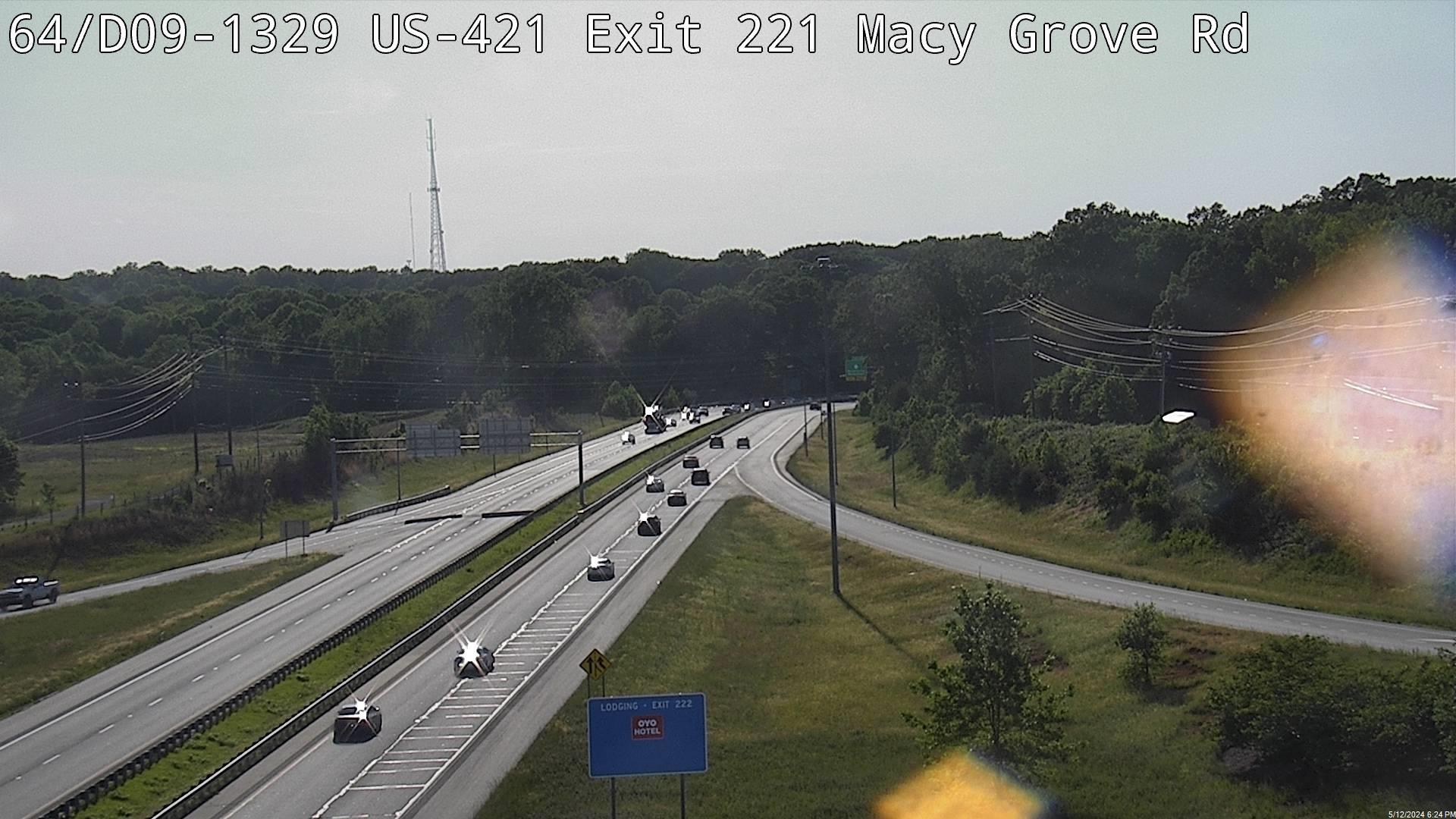 I-40 Business at Macy Grove Rd - Mile Marker 17 Traffic Camera